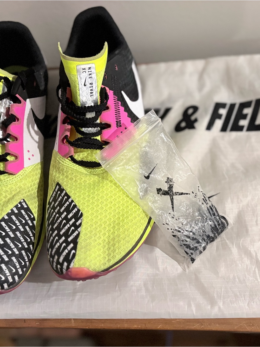 Nike Women’s Neon Yellow & Pink Track Sneakers